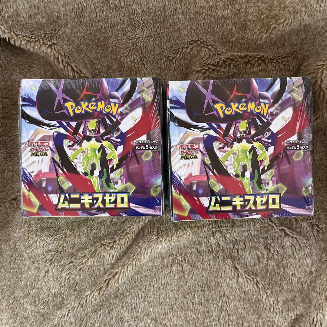 シュリンク付き ポケモンカードゲーム ムニキスゼロ 2BOX - メルカリ