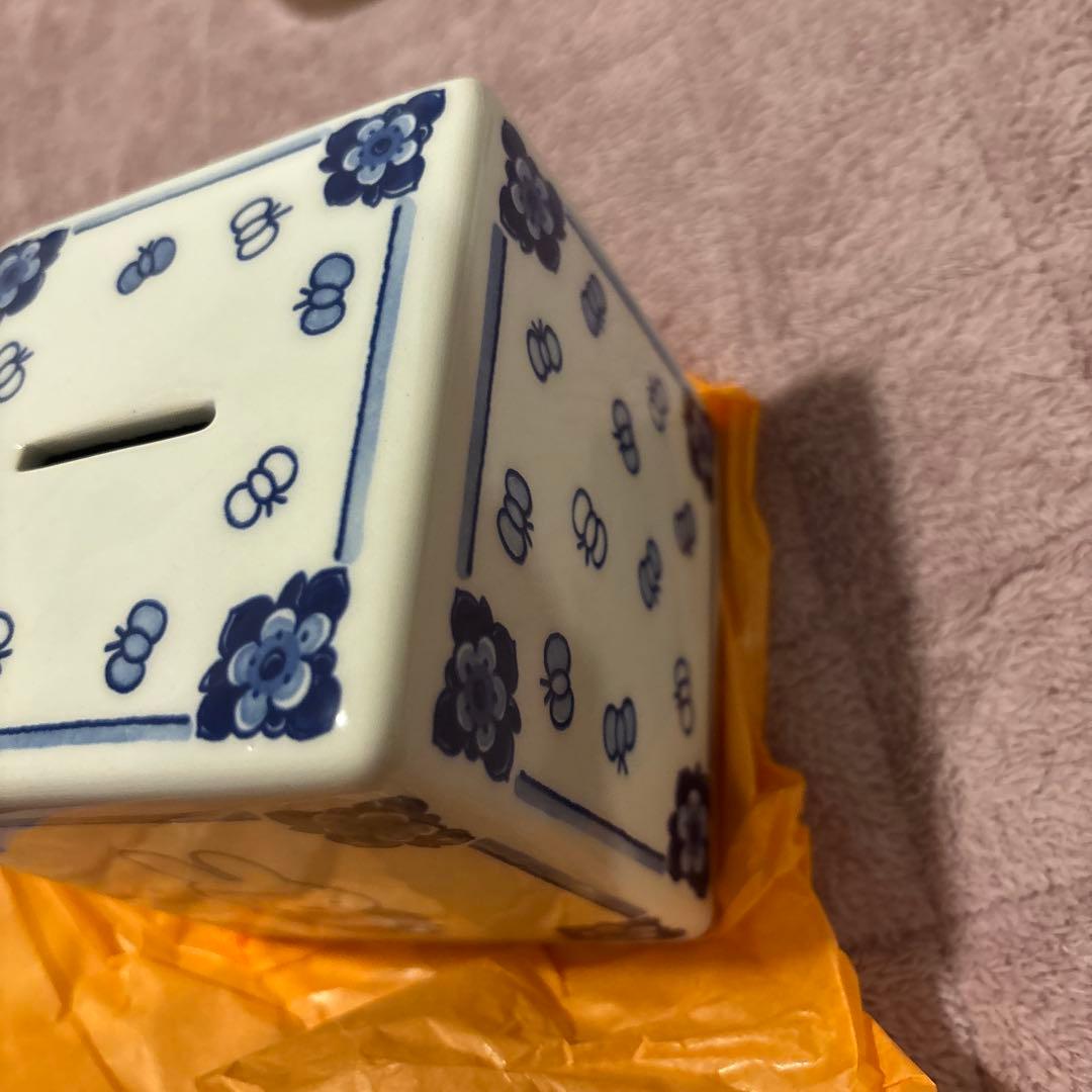 ①関西万博 ミッフィー 貯金箱 オランダ館 Royal Delft デルフト陶器