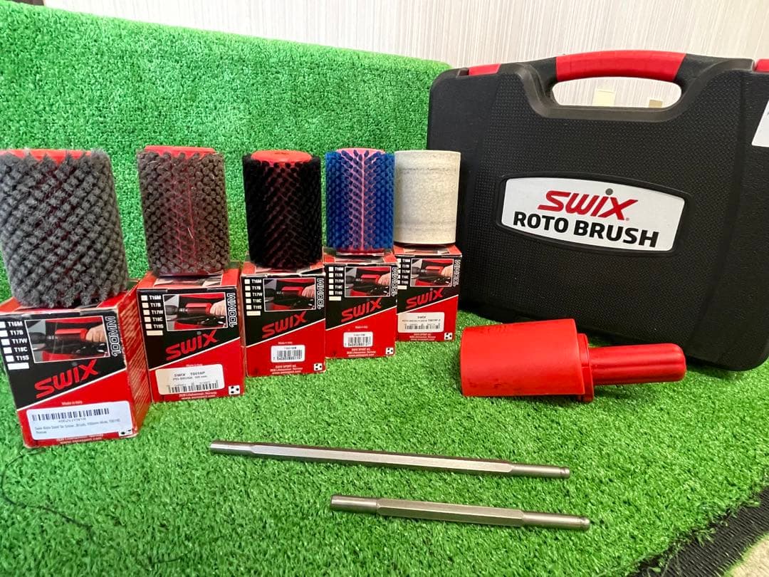 週末限定値引き中！SWIX ロトブラシ ハンドル、シャフト、カバー3点