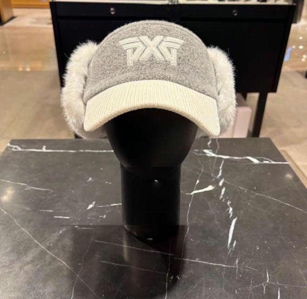 即購入OK】PXG 冬用 サンバイザー レディース 耳当て付き 防寒 - メルカリ