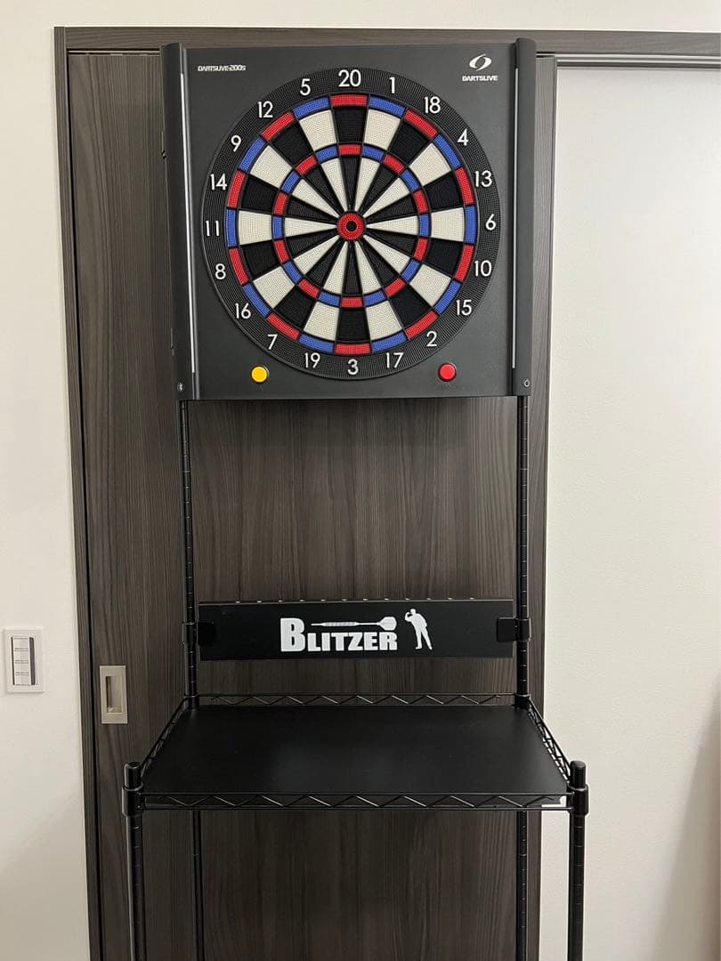 ダーツライブ200S /BLITZERスタンド セット 防炎マット付き ダーツ