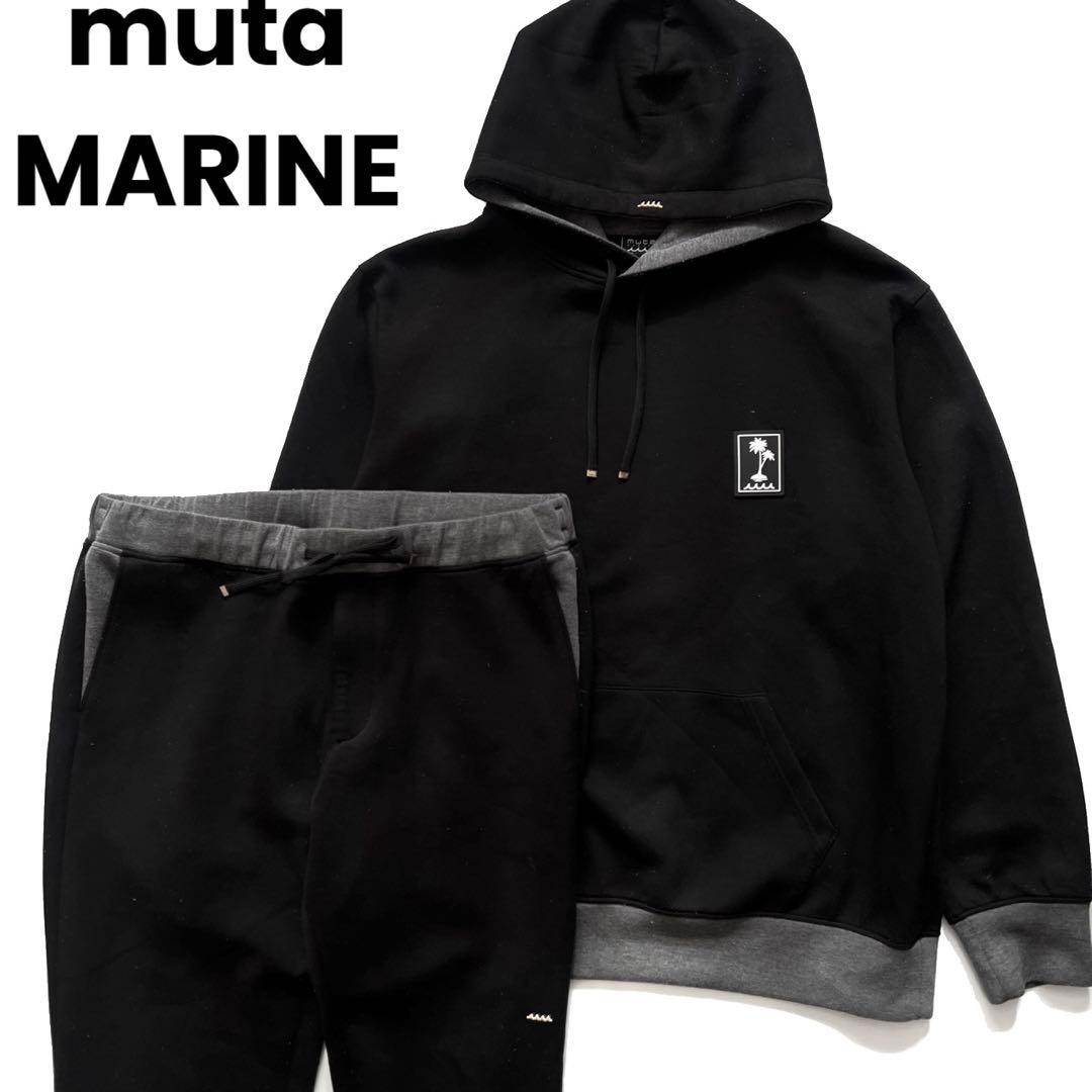 muta MARINE ムータマリン　2024年モデル　セットアップ　メンズ　黒 muta MARINE（ムータマリン） 【新品】ムータマリン ジップパーカー 黒