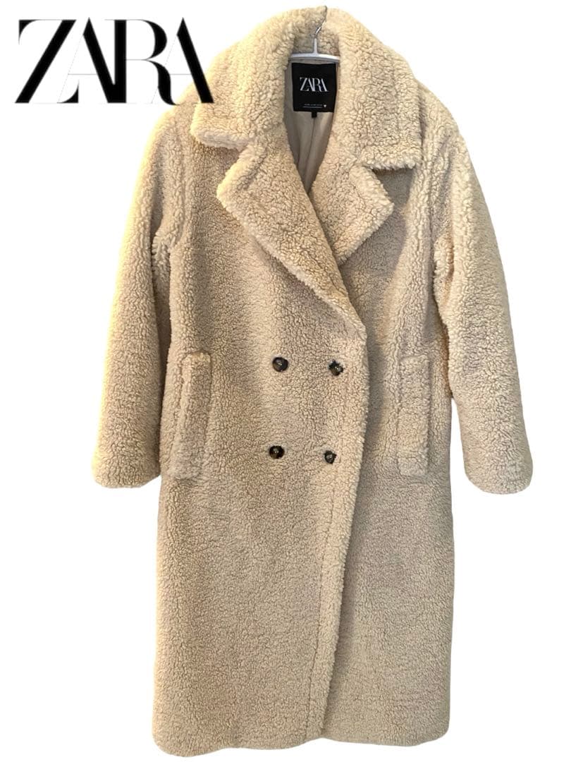 ✨極美品✨ZARA エクストラロングフェイク ボア コート テディベア