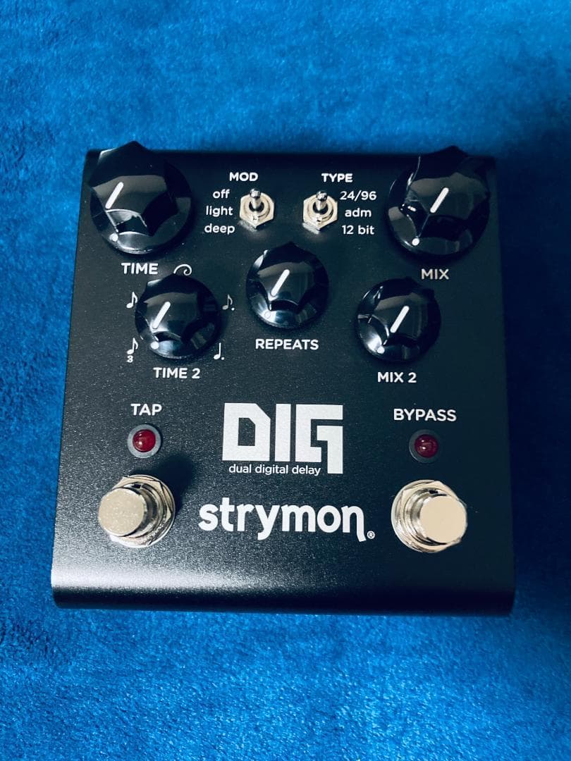 ギター Strymon DIG Midnight with Mini switch Strymon Limited Edition Midnight Dig Dual Digital Delay Pedal