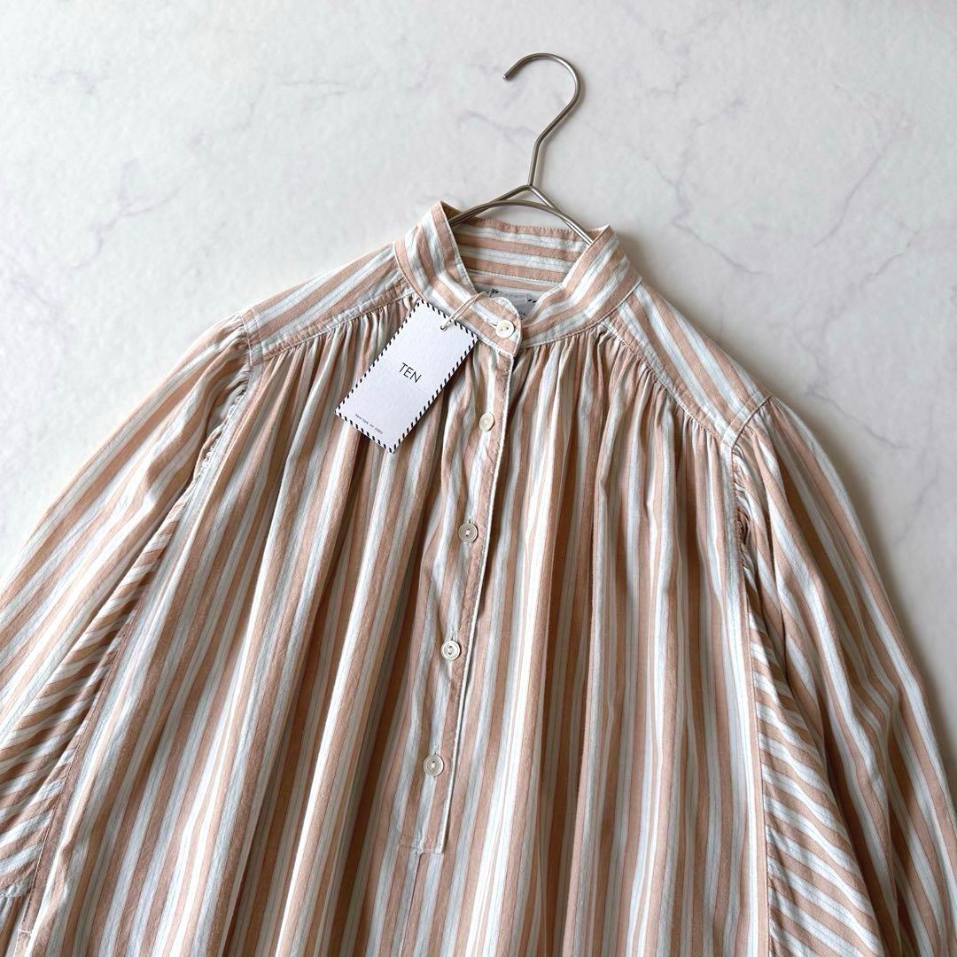 新品 RonHerman×TEN カフタンマキシワンピース ストライプ ワイド