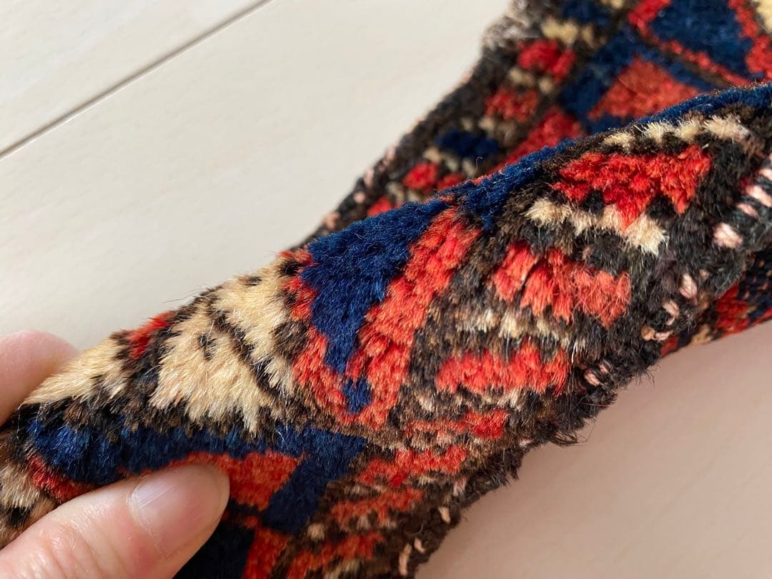 《 trb102 》 ヴィンテージラグ バルーチ ミニランナーラグ