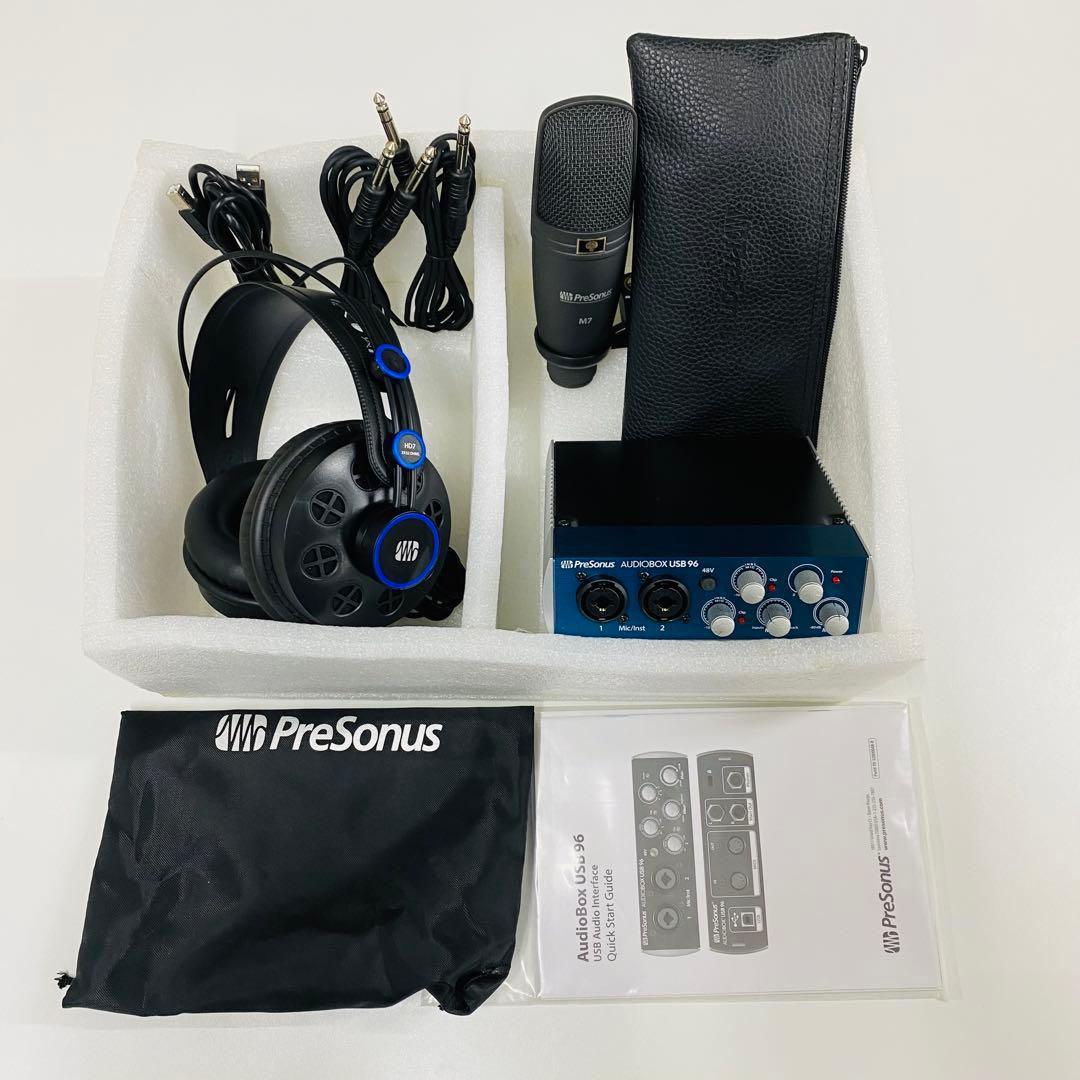 SALE PreSonus AudioBox iTwo STUDIOセット DAW、オーディオIF、マイク、ヘッドホン全部入りで27,800円、PreSonus