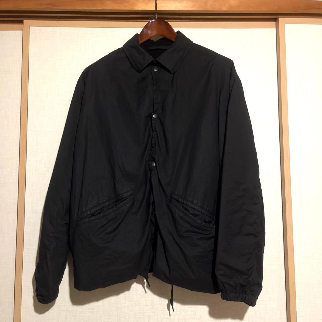 COMOLI 23AWコットンナイロンコーチジャケット 2 BLACK COMOLI / コモリ | コットンナイロン コーチジャケット - Black | 通販