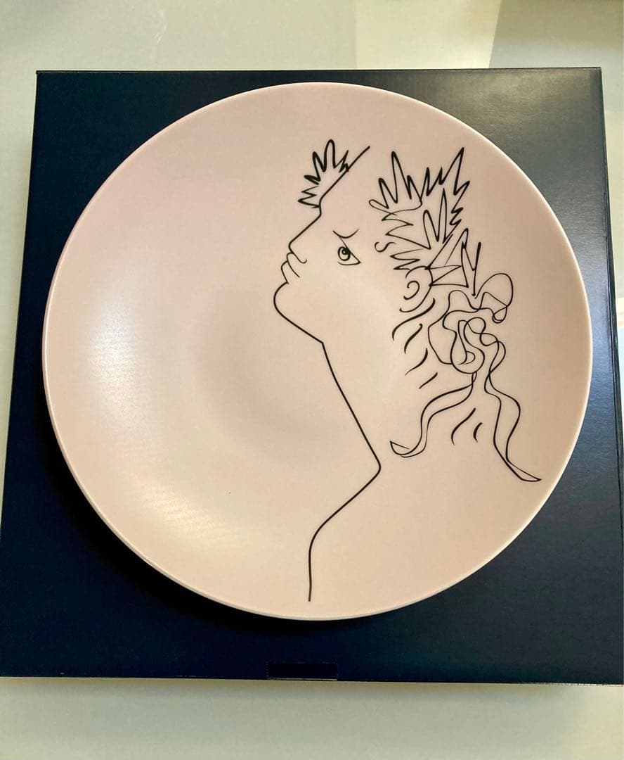 新品未使用 レイノー Raynaud リモージュ ジャンコクトー ピンク 皿