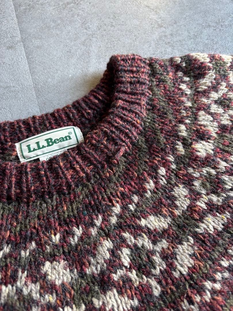 すみっこのおだんご様 90s L.L.Bean ケーブルウールニット