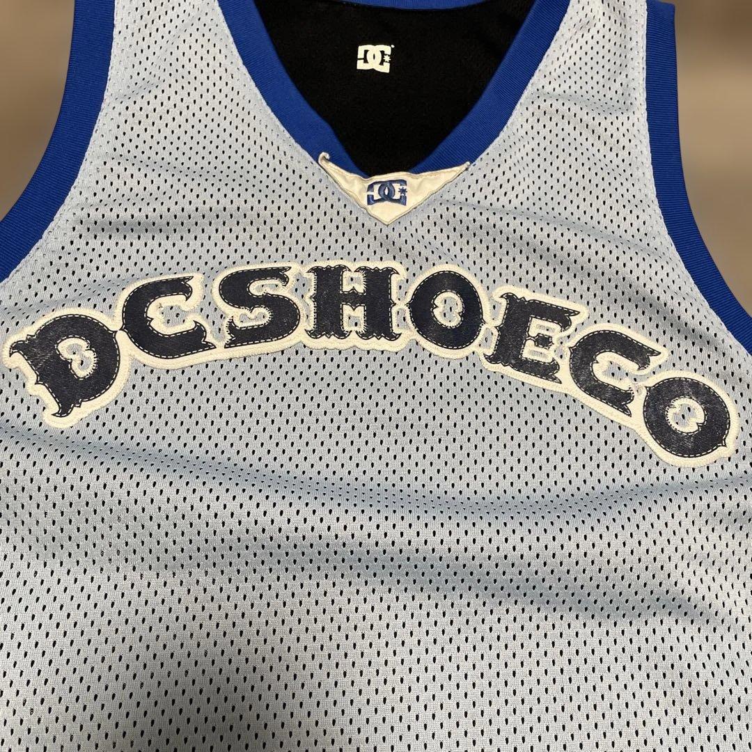 DC SHOE CO ブランドロゴ刺繍 プリント リバーシブル バスケ