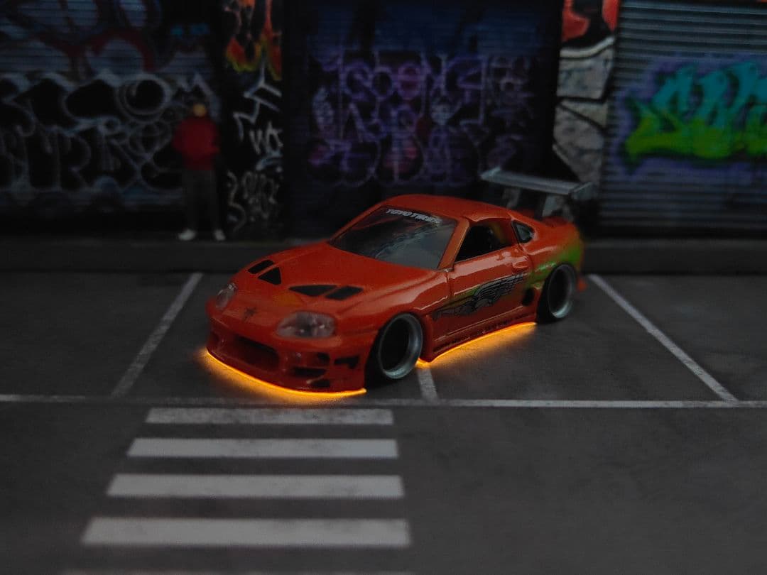 専用トミカ改造 トヨタ 80スープラ ワイスピ仕様 jl深リム ☆ホット