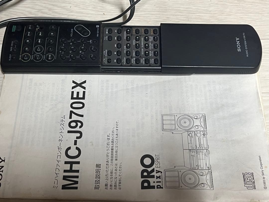 SONY システムコンポ MHC-J970EX 中古動作品メンテナンス済み