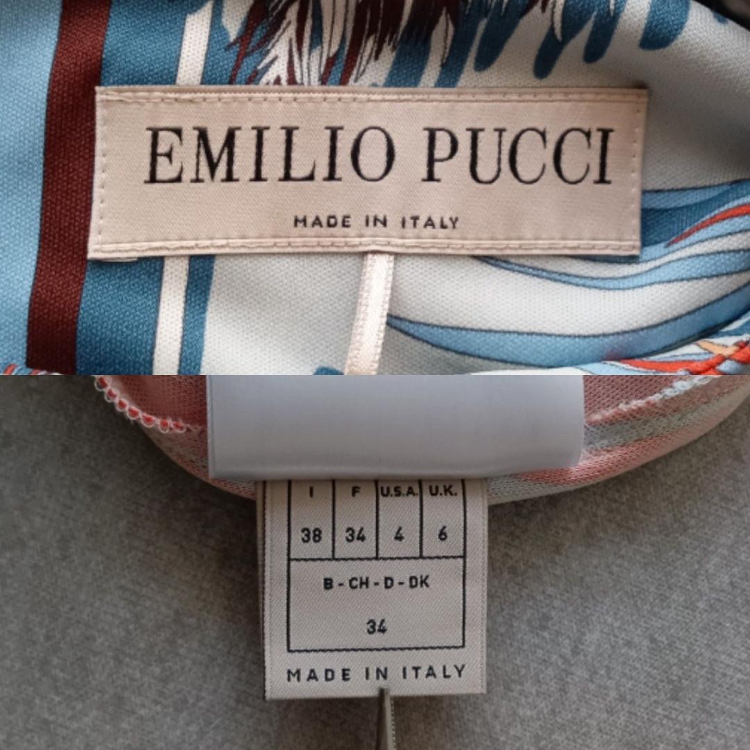 《美品★》EMILIO PUCCI　エミリオプッチ　ワンピース　羽　フェザー