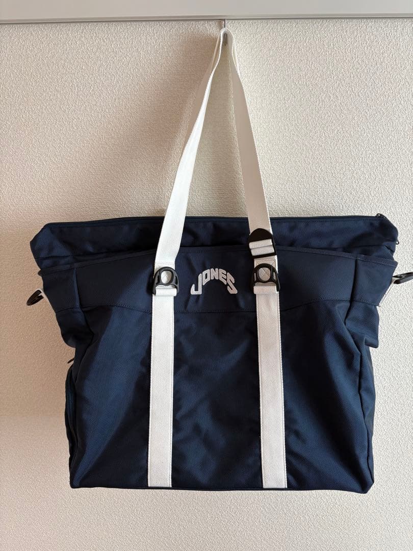 JONES × BEAMS GOLF / 別注 ラウンド トートバッグ ネイビー