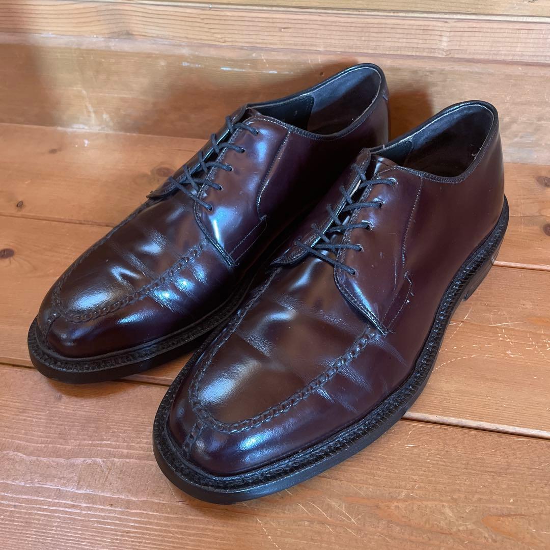 JOHNSTON＆MURPHY Uチップ US8.5 Made in USA Men's Miles U-Throat in Black Full Grain | Johnston & Murphy