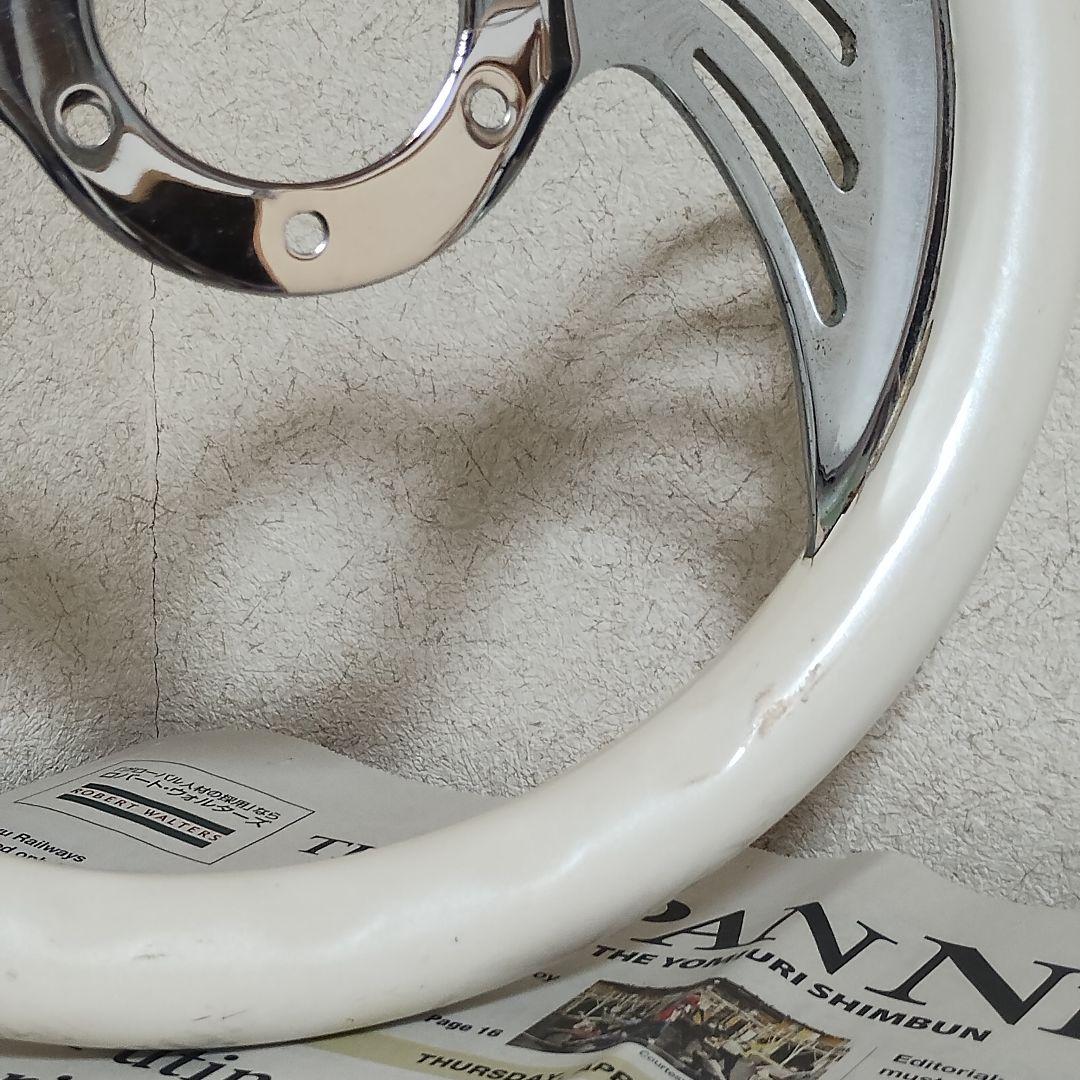 ビレット ステアリング ハンドル】ホワイト - メルカリ