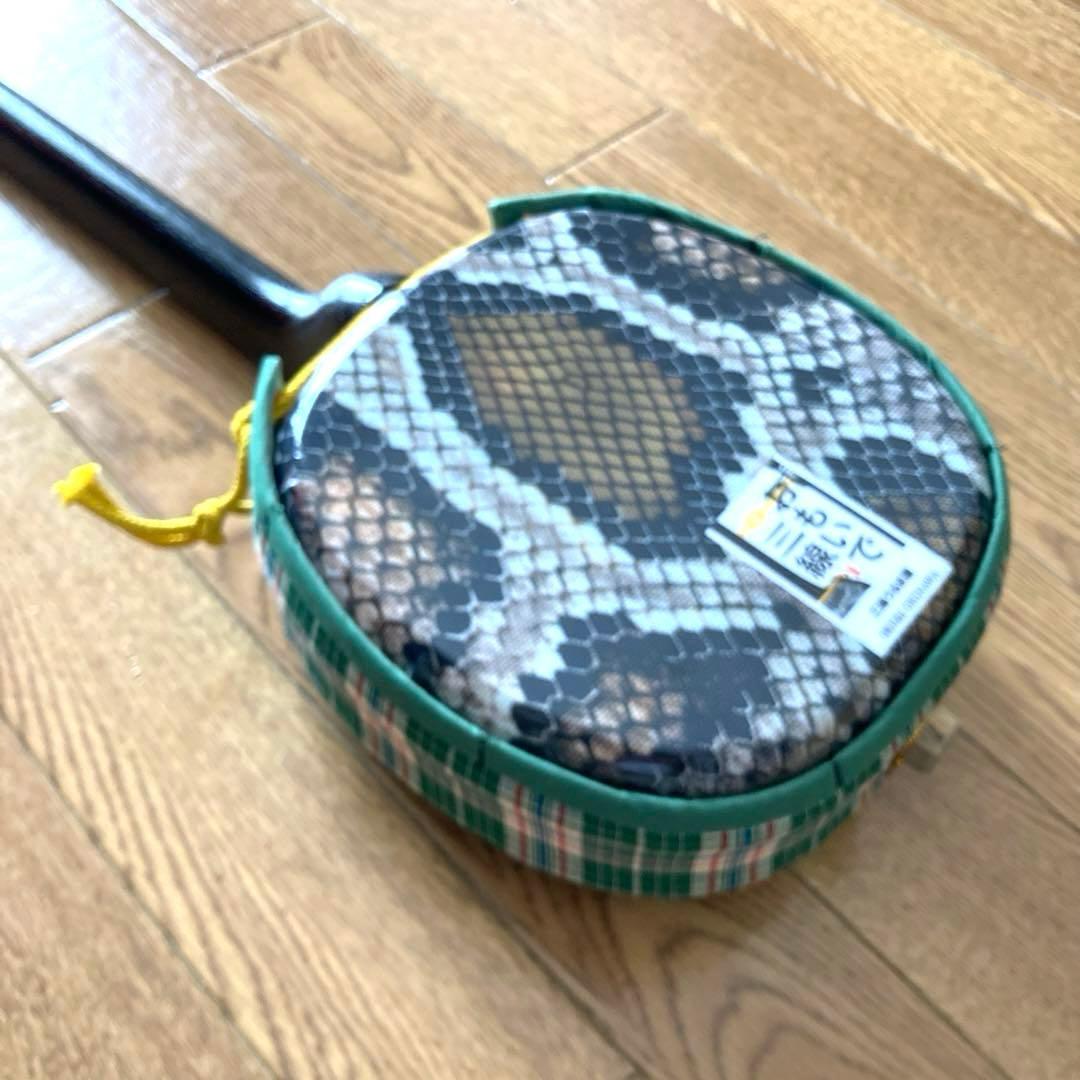 David.K様専用】蛇皮「デザイン」の三線（戻らないカラクイ付き）