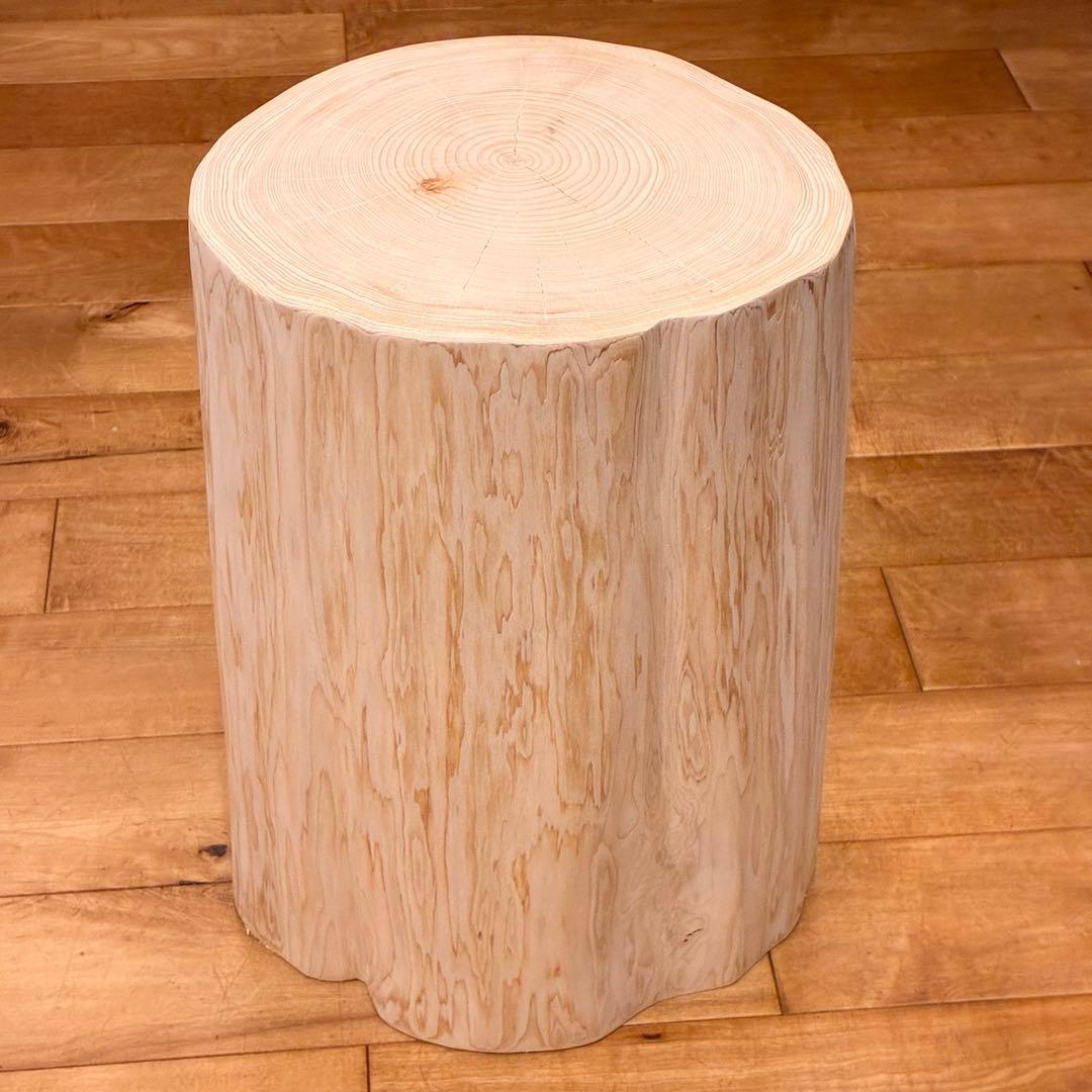 檜　丸太　椅子　スツール　No.1493 檜 丸太 椅子 スツール No.1250 | Wood Factory Silky
