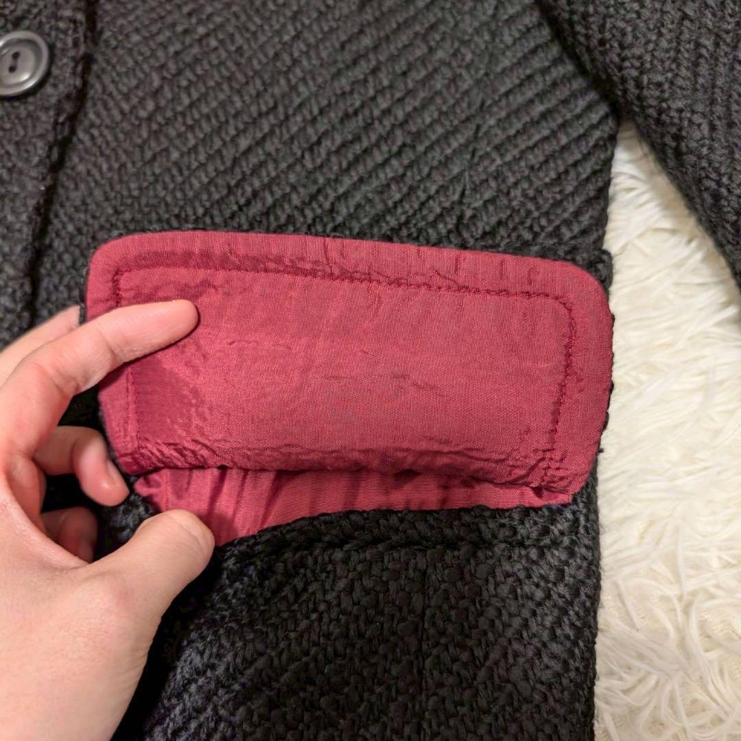 ツイード✨マックスマーラ &co ロングコート ラナウール ブラック 38