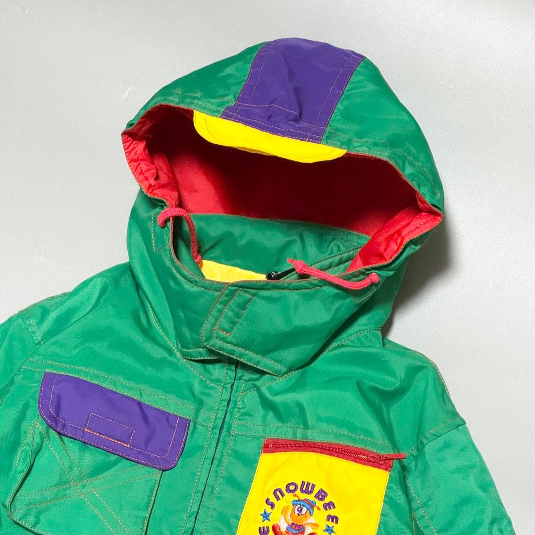90sレトロ】SNOWBEE スキーウェア 上下セット 100〜110 - メルカリ