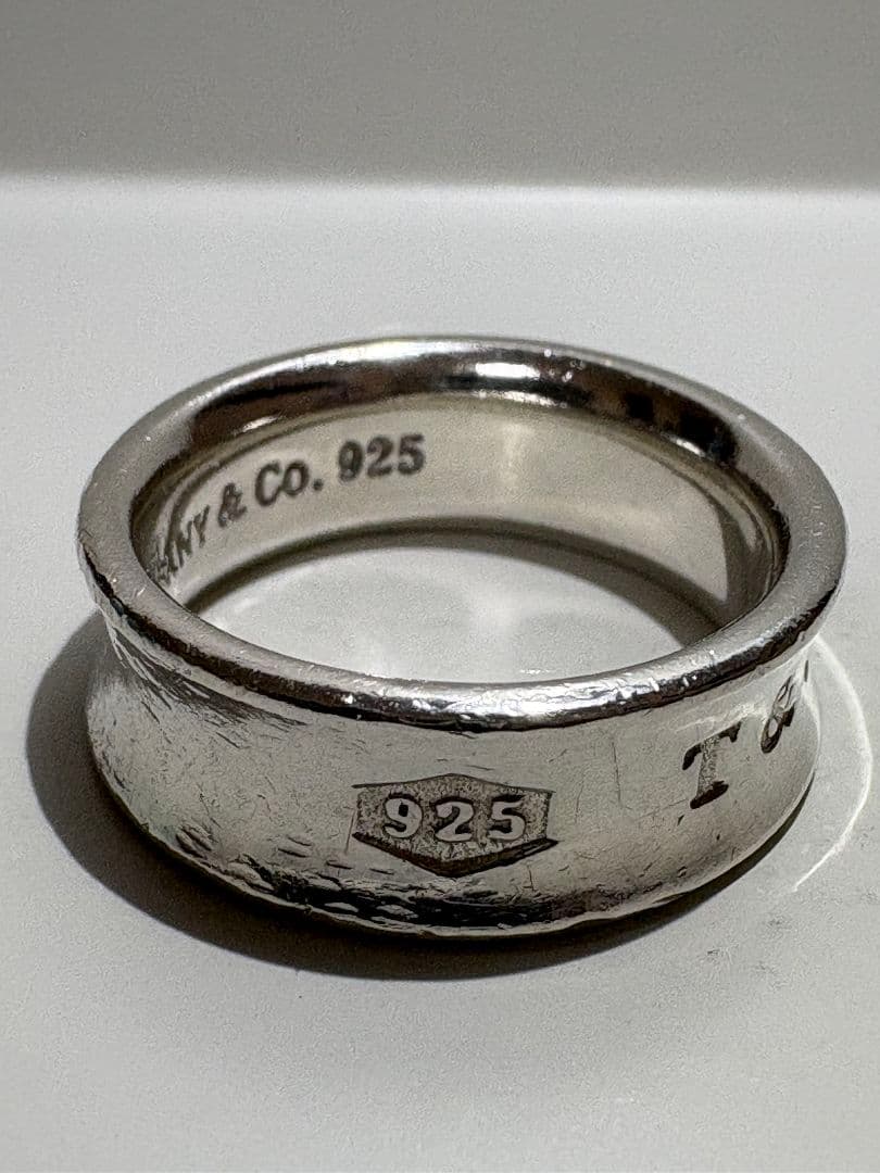 ティファニー1837ナローハンド リング サイズ棒:約12号【箱/ポーチ付