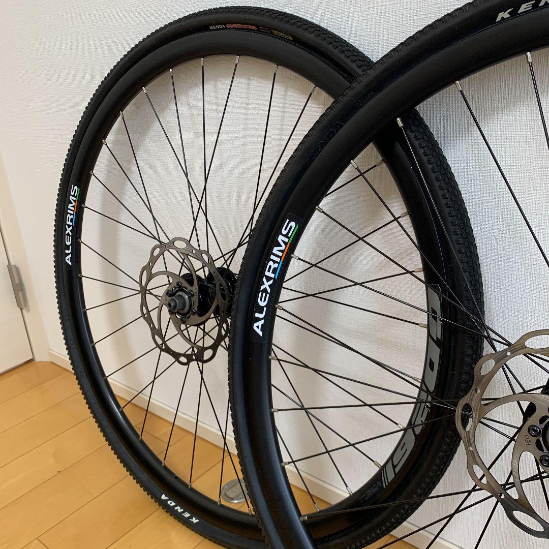 700Cタイヤ&ホイール前後セット ALEXRIMS GD26 - メルカリ