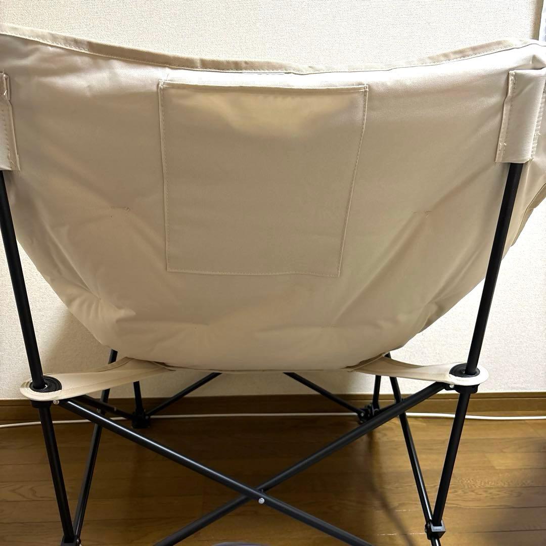 ニトリ バタフライチェア ワイド 折りたたみスツール オットマン セット