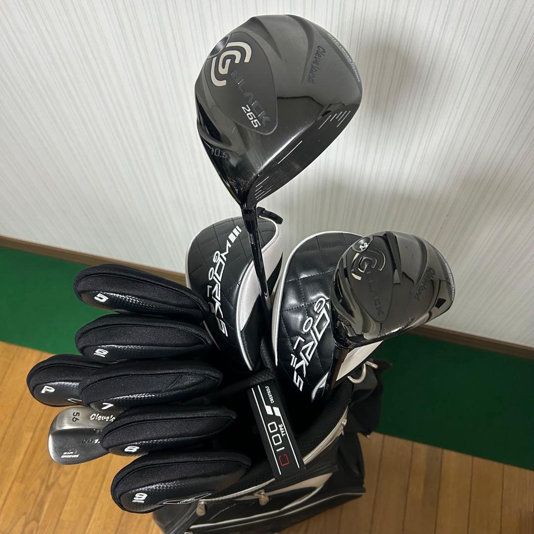 良品 クリーブランド CG ブラック 265 メンズ ゴルフクラブ セット 良品 クリーブランド CG ブラック 265 クリーブランド CGブラック 265