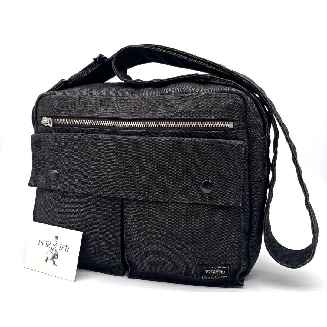 PORTER Apple Store限定モデル スモーキー ショルダーバッグ 黒-安い商品