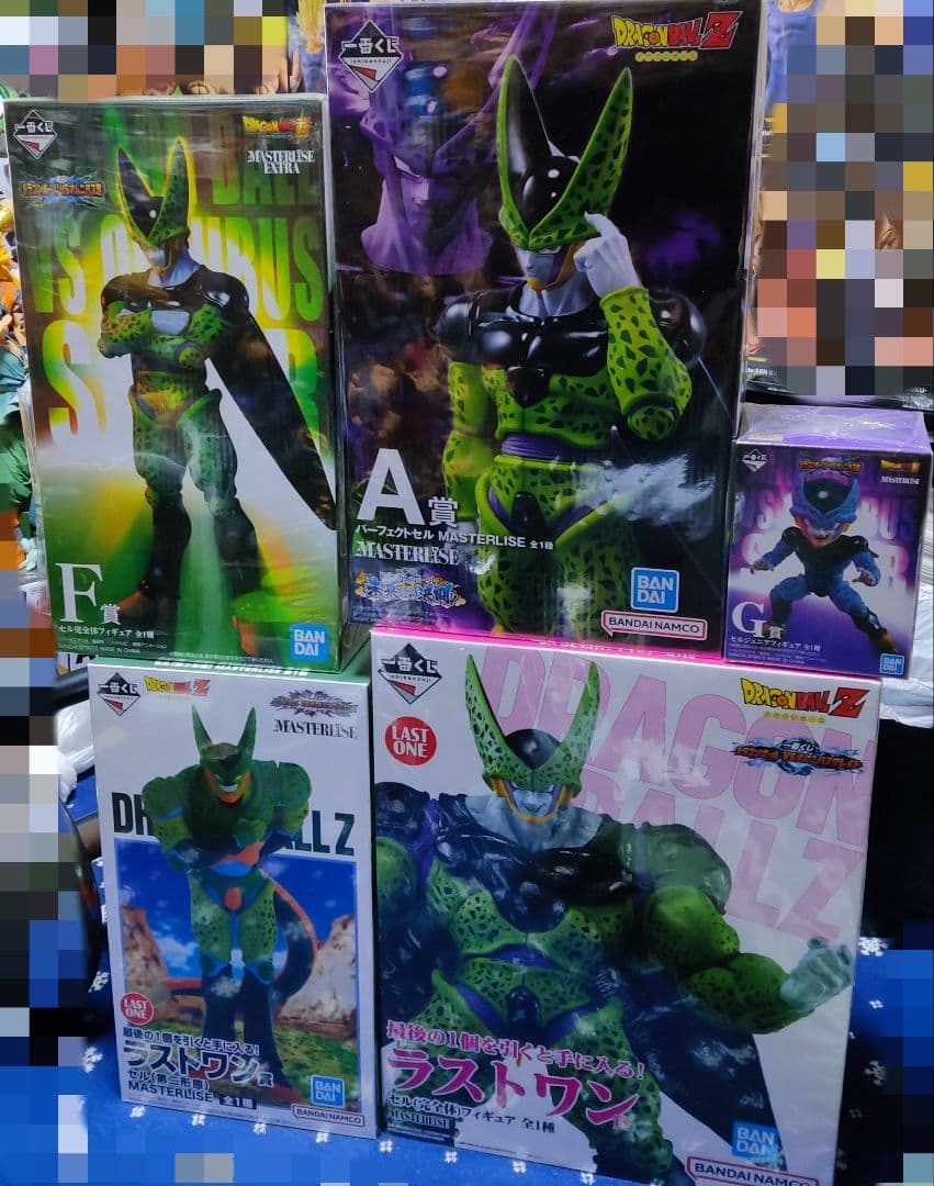ドラゴンボール フィギュア 一番くじ 全セル 5点セット ドラゴンボール 一番くじ フィギュアセット 開封品 ドラゴンボール＊一