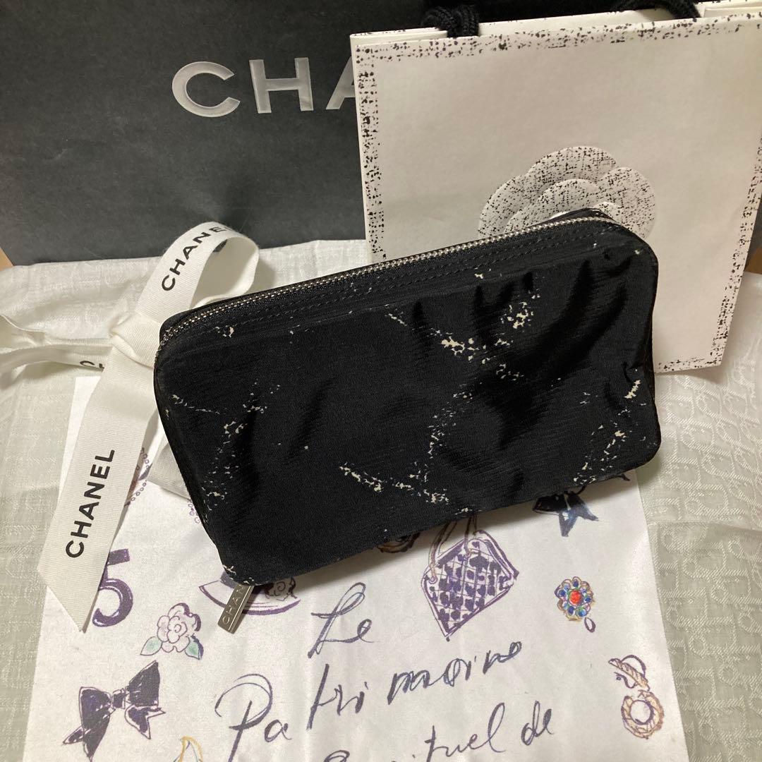 美品☆CHANEL☆旧トラベルライン☆ポーチ☆アクセサリーポーチ☆ CHANEL シャネル ニュートラベルライン ポーチ