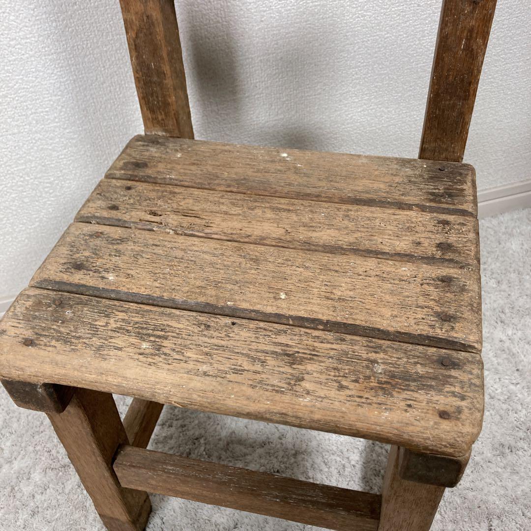 レトロ家具 豆椅子 木製スツール 古道具 古家具 昭和レトロ 飾台