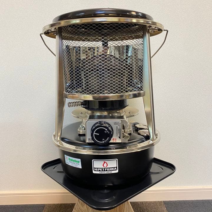 フジカ ハイペット 石油ストーブ ブラック 反射板付