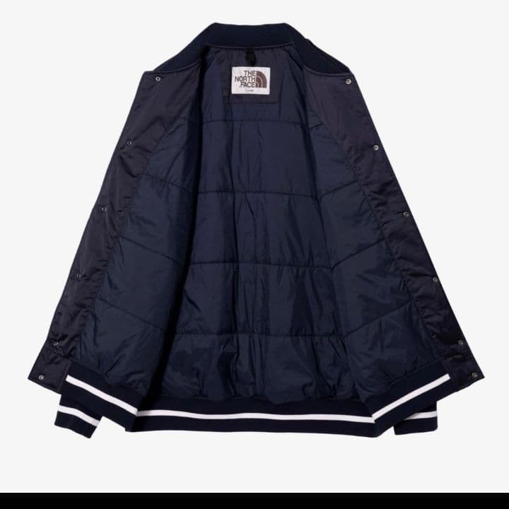 ZOZO完売 ノースフェイス ボンバージャケット スタジャン ネイビー M