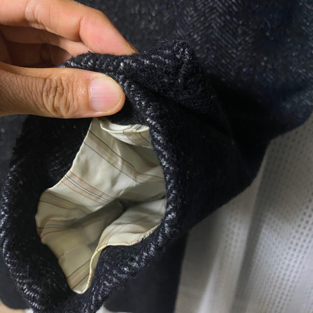 限定】20万 ゼニア ヘリンボーン チェスターコート ポールスミス