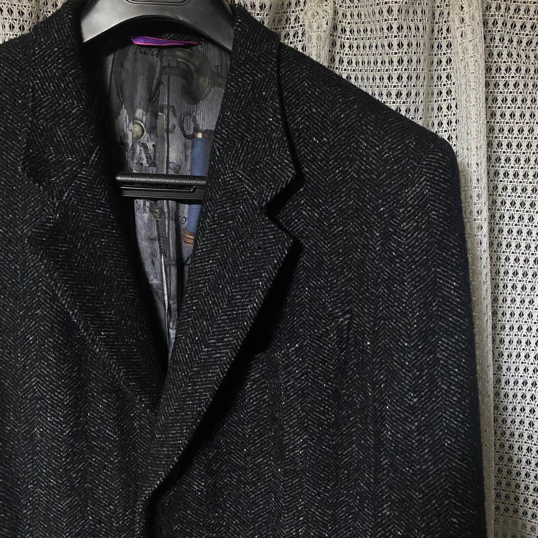 限定】20万 ゼニア ヘリンボーン チェスターコート ポールスミス