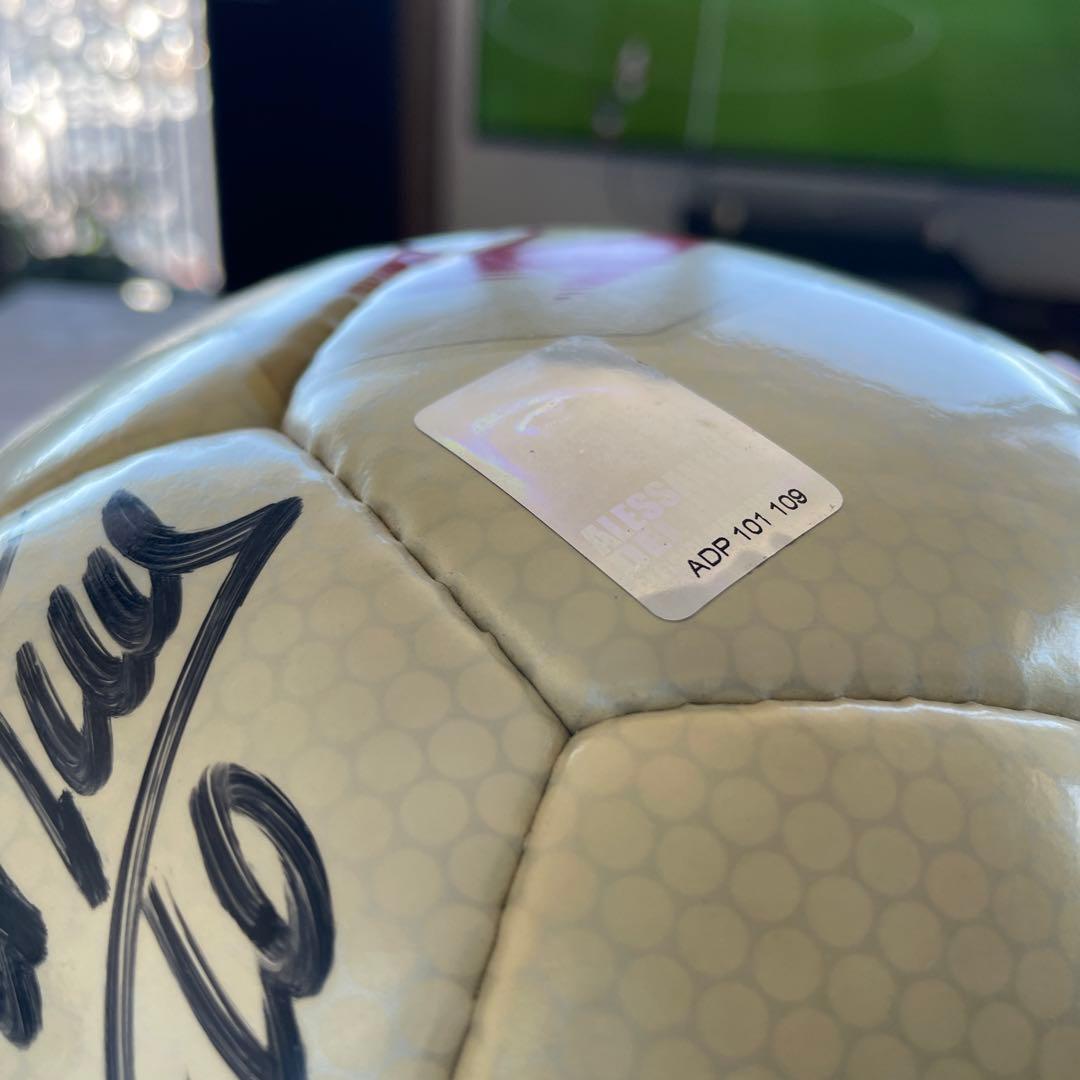 貴重 デルピエロサイン入 2002ワールドカップ公式ボール Del Piero