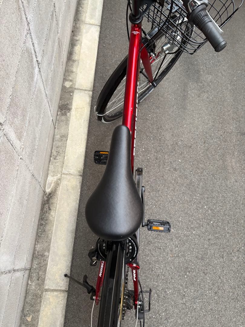 <両タイヤ新品>クロスバイク　RED 両タイヤ新品>クロスバイク RED 自転車本体