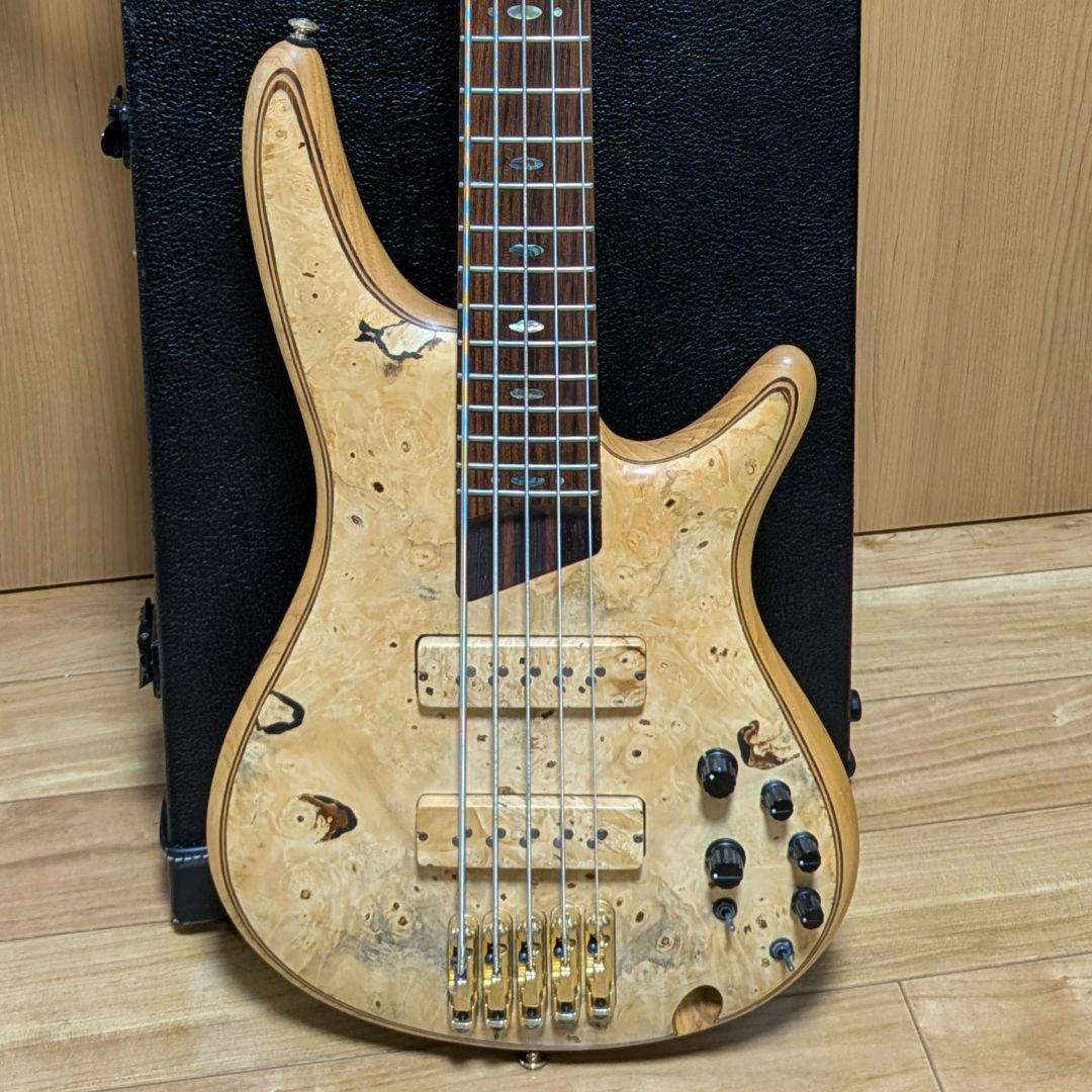 【世界9本限定モデル】Ibanez SR5BBLTD 5弦ベース Ibanez SR5AH SPL 5弦ベース アクティブ／パッシブ切替 24フレット