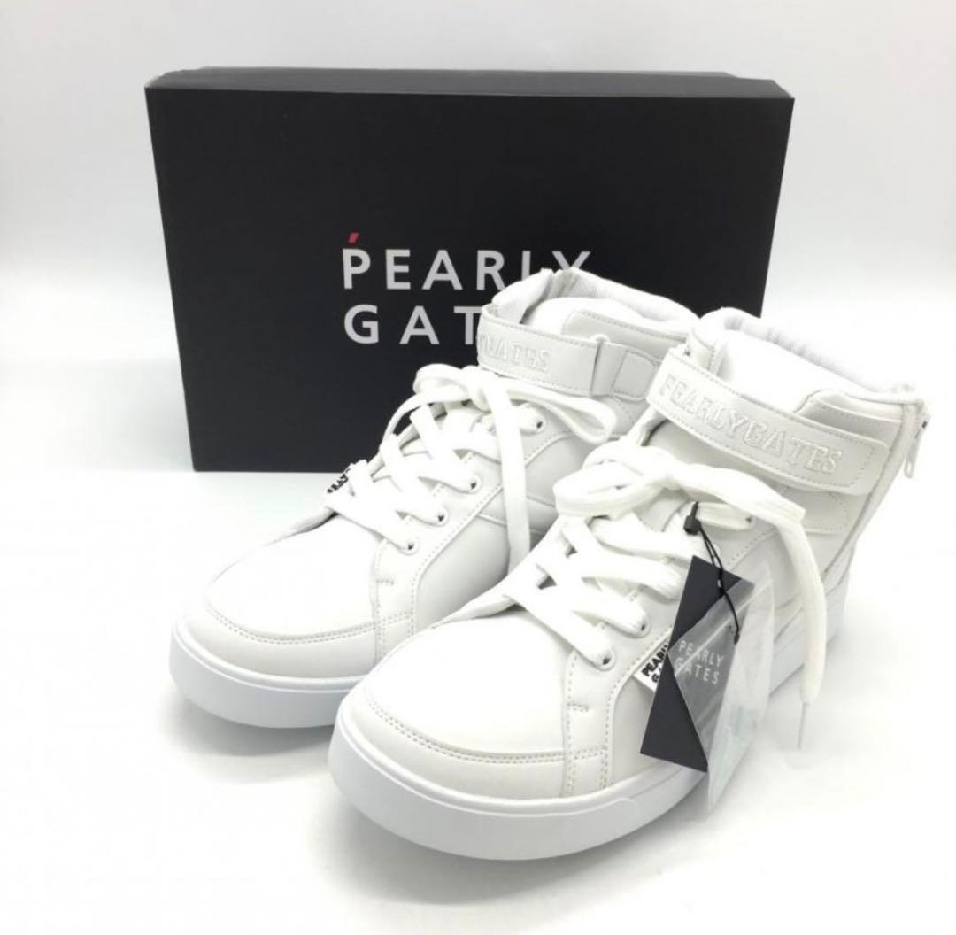 パーリーゲイツ PEARLY GATES レディースゴルフシューズ 23.5㎝ PEARLY GATES (パーリーゲイツ) ゴルフシューズ レディース SIZE 23.5