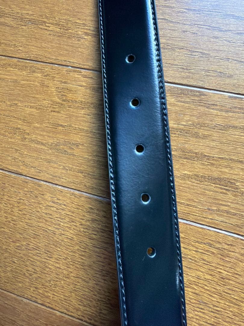 長ベルト GIORGIO ARMANI ロゴ 刻印 ベルト W107-117 ARMANI ロゴ 刻印