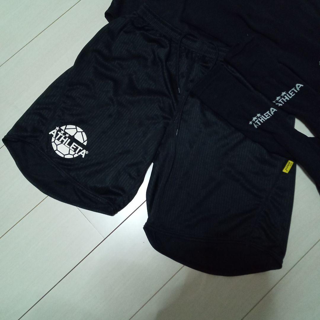 《ATHLETA》 CASCAVELフットサルウェア★4点セット★ブラック★