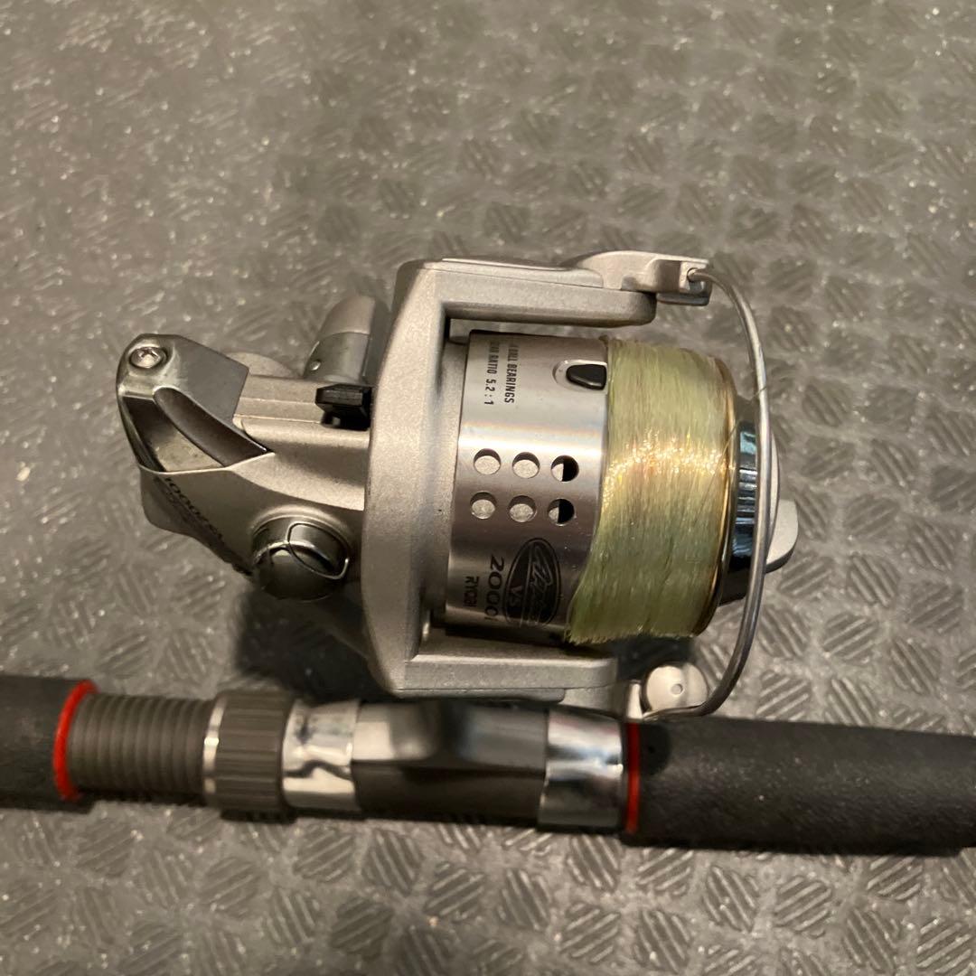 釣竿 2.4m CASTER8 リール リョービ 2000/3000R