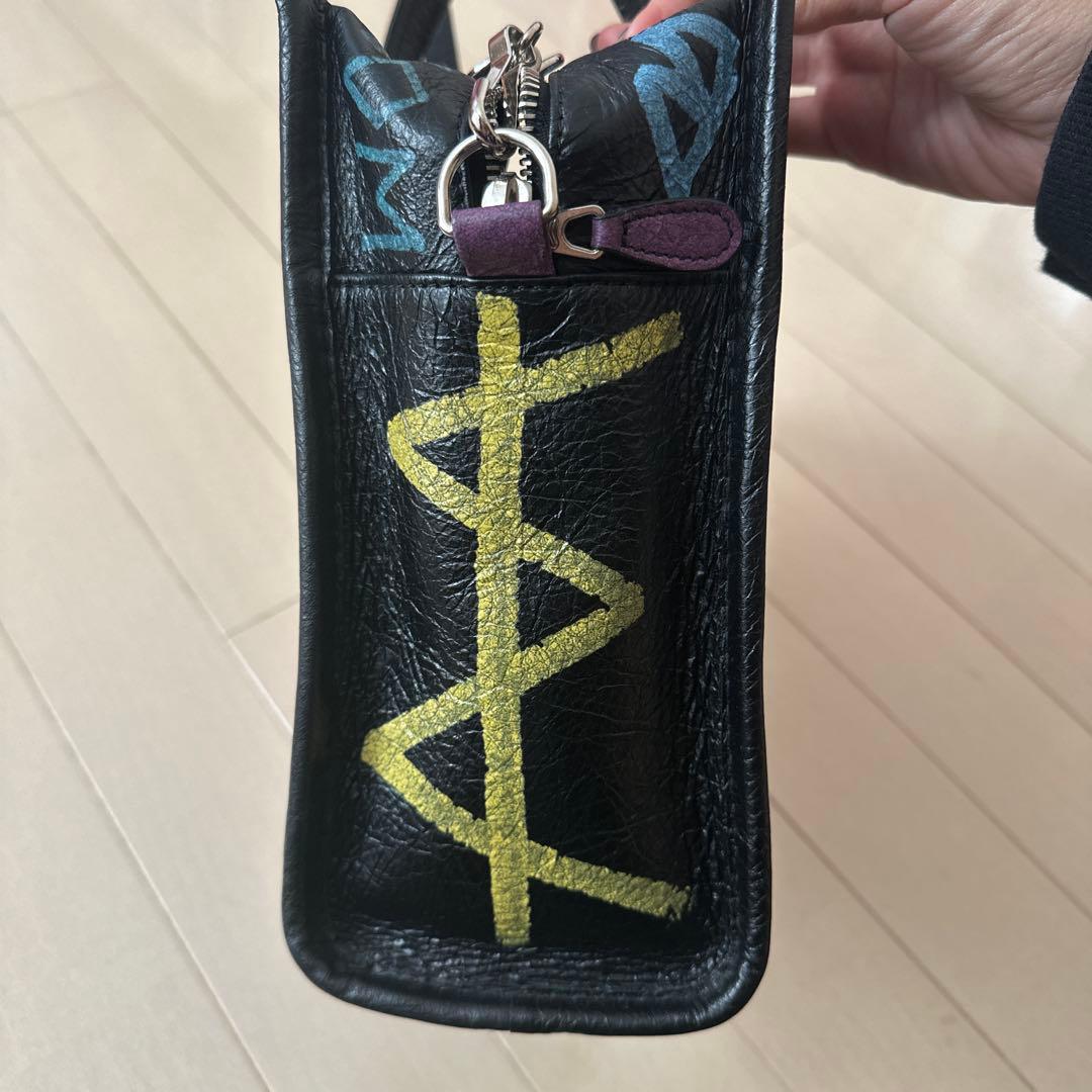 美品❗️バレンシアガ トートバッグ 2way バザール Graffiti S