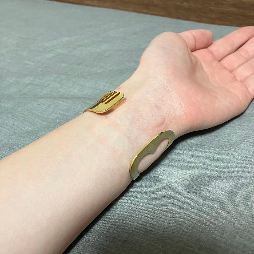 MM6 マルタンマルジェラ コーム バングル ゴールド マルジェラ