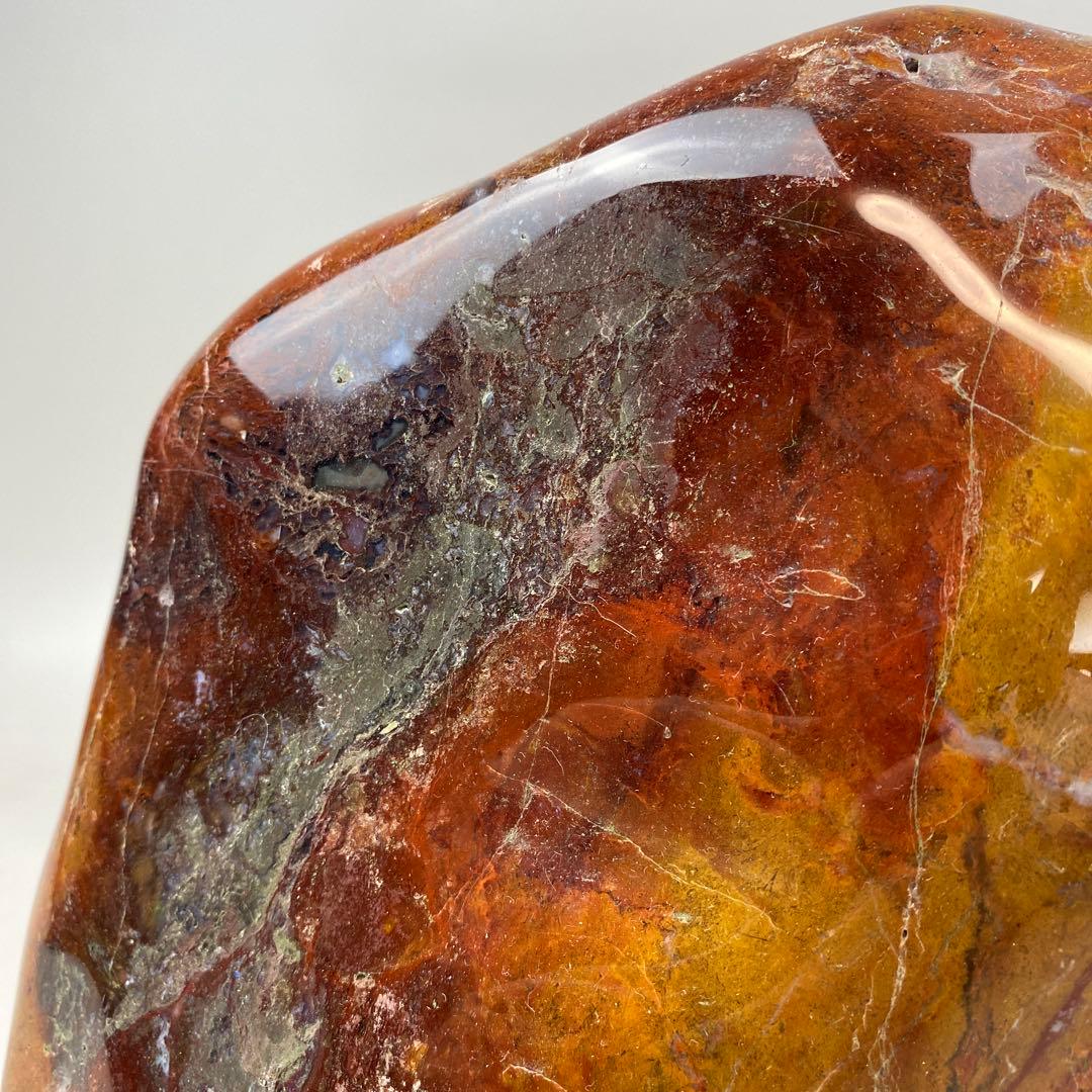 鑑賞石 赤瑪瑙 原石 アゲート 大型 約16.26kg 瑪瑙 メノウ - メルカリ