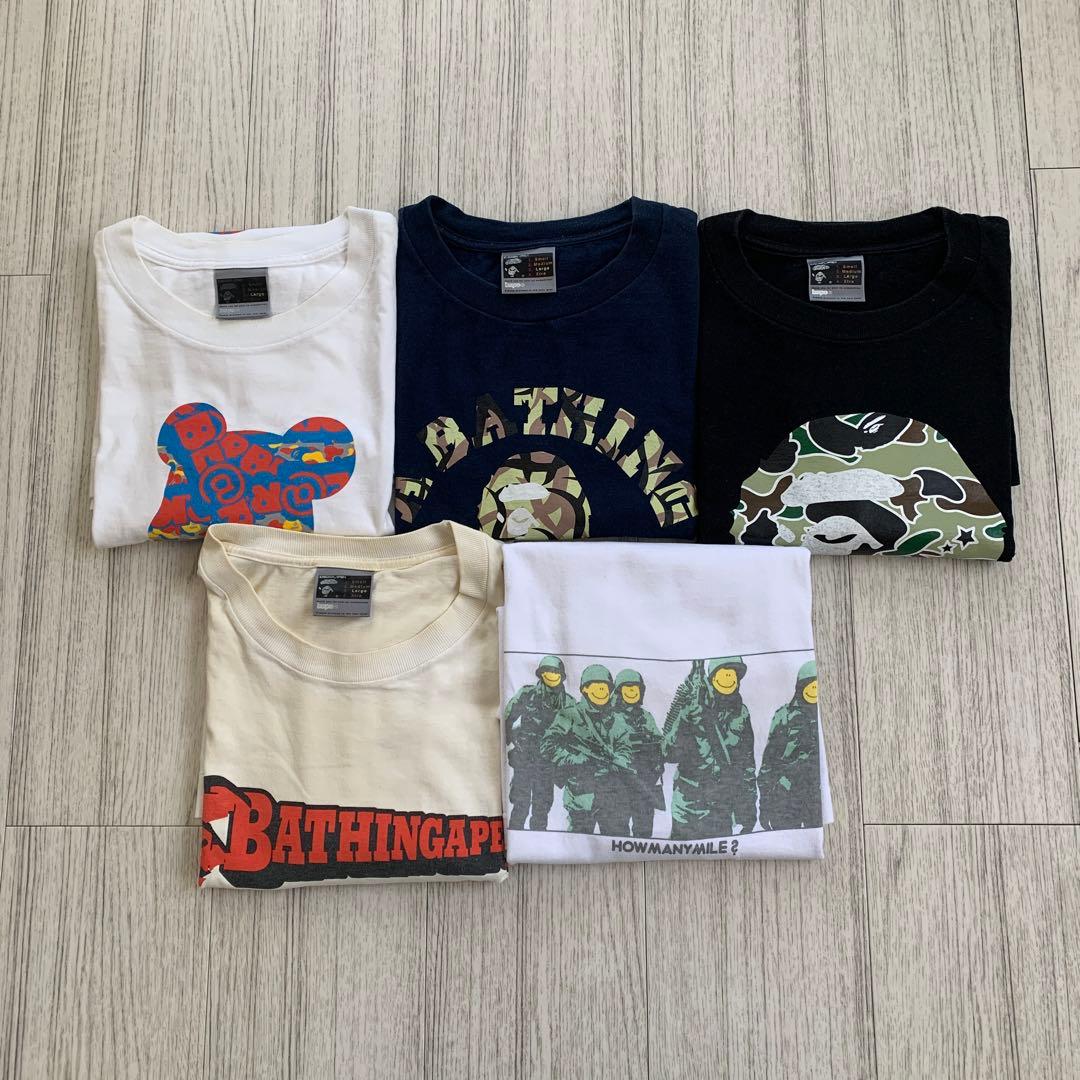 00s ベイプTシャツ　まとめ売り　裏原　格安　断捨離 楽天市場】a bathing ape 中古（Tシャツ・カットソー｜トップス