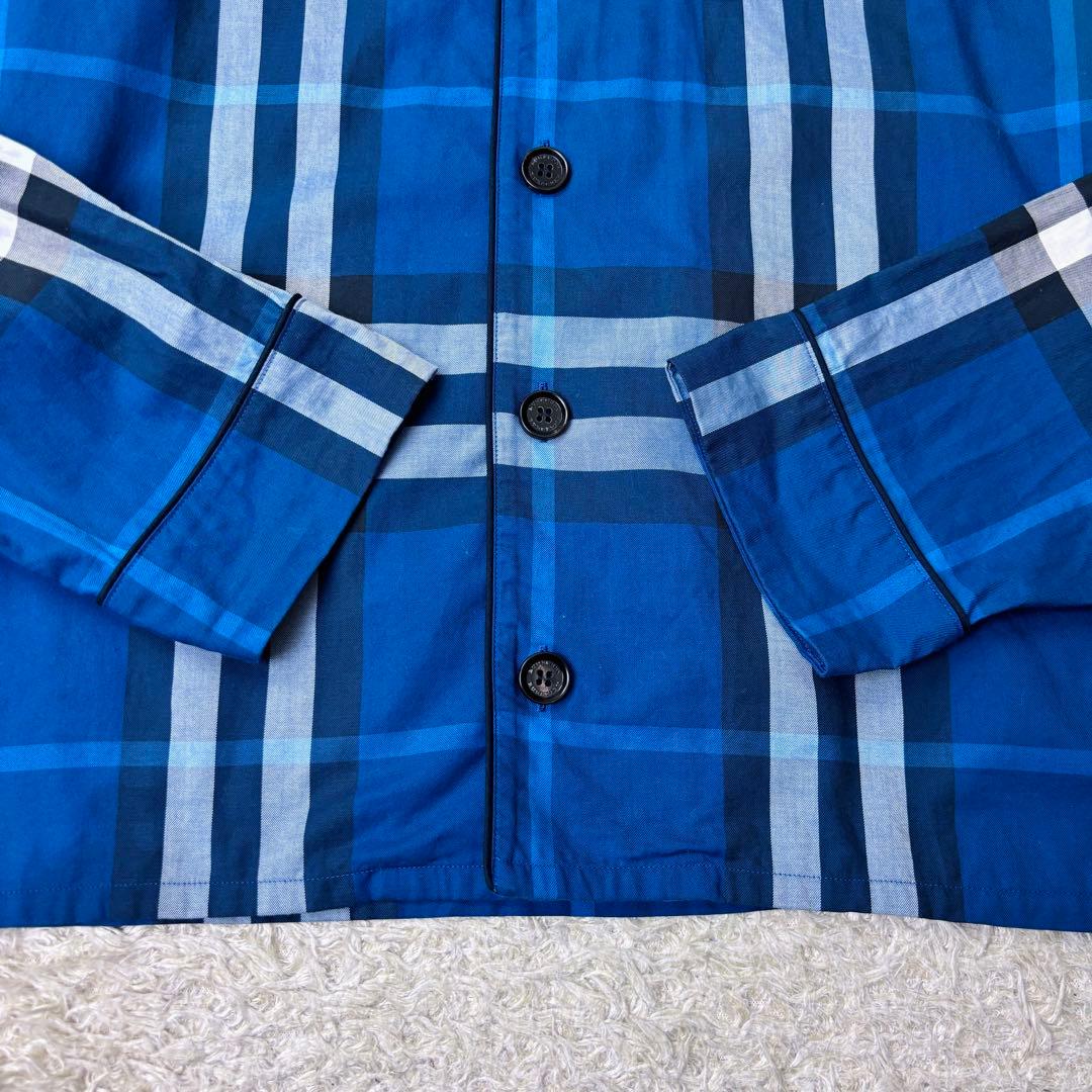 美品✨近年モデル】バーバリー オープンカラーシャツ メガチェック