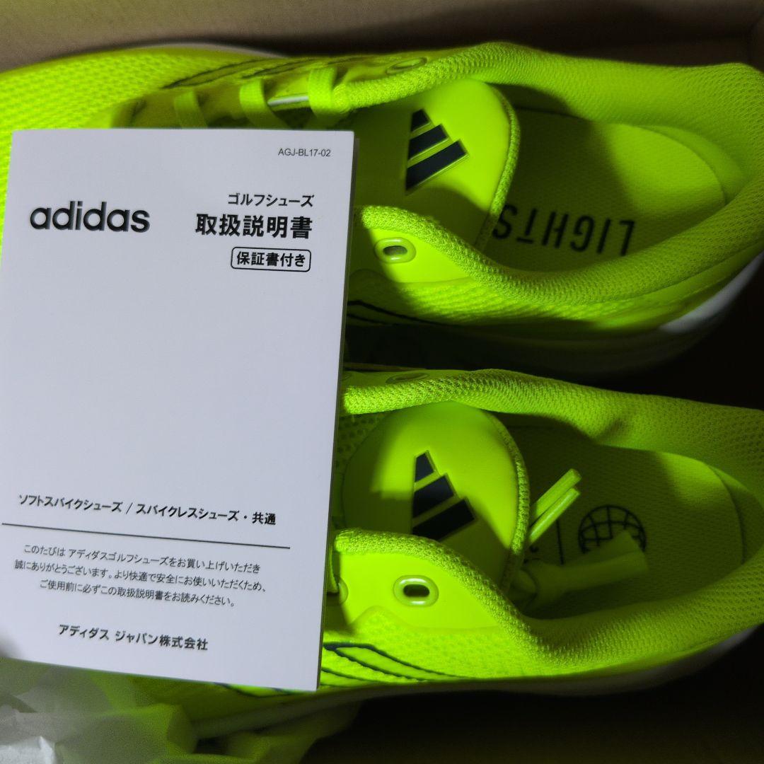 新品　adidas ZG23 VENT ゴルフシューズ 25.5cm　イエロー